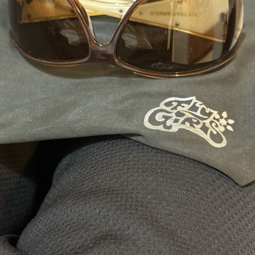 Vintage 1998 Black Fly Sunglasses Women's Fly Girls Flytrap Excellent Condition - Picture 15 of 15